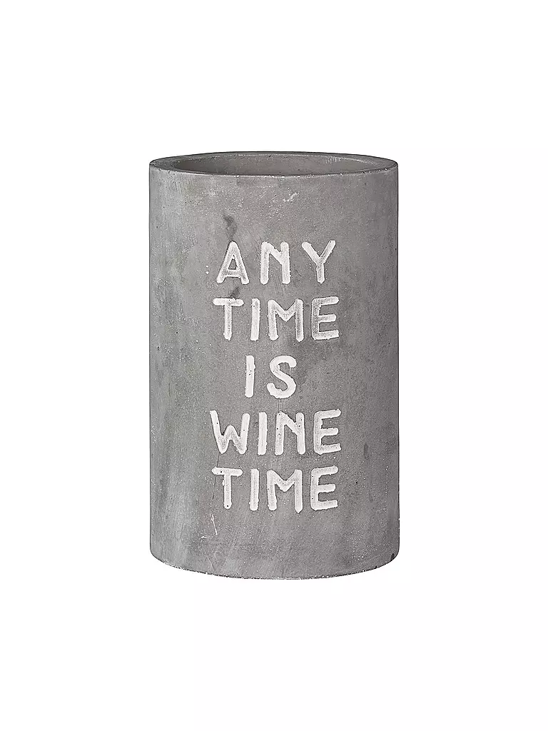 RAEDER | Flaschenkühler aus Beton 21cm "Any Time" | Grigio