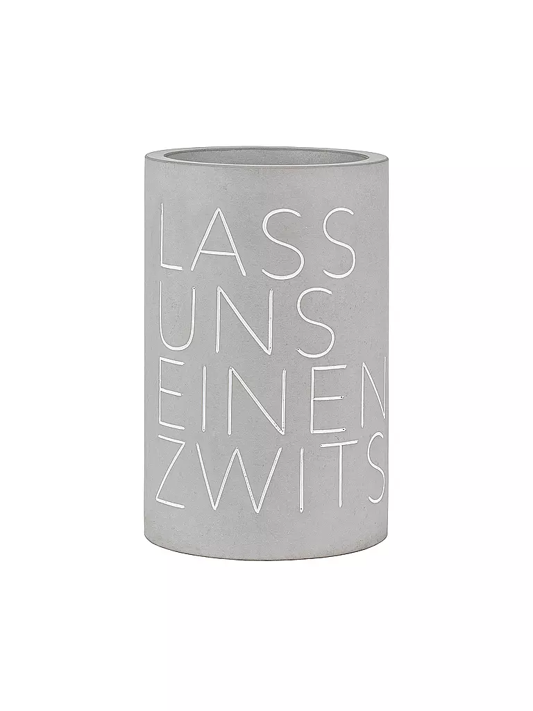 RAEDER | Flaschenkühler Lass uns einen Zwitschern | Grigio