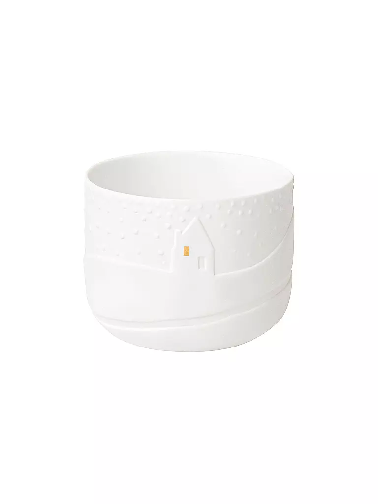 RAEDER | Lumino da tè 9cm SCHNEETAG Fiocco di neve | Bianco