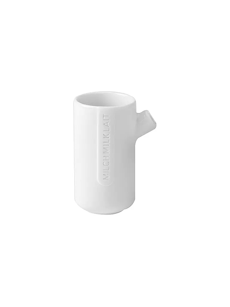 RAEDER | Milchkännchen 4,5cm Cozy Time MILCH,MILK,LAIT | Bianco