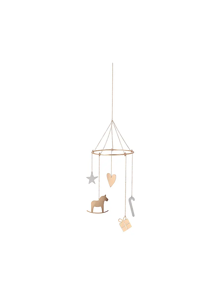 RAEDER | Mini mobile natalizio 10x26 cm oro/argento | Oro