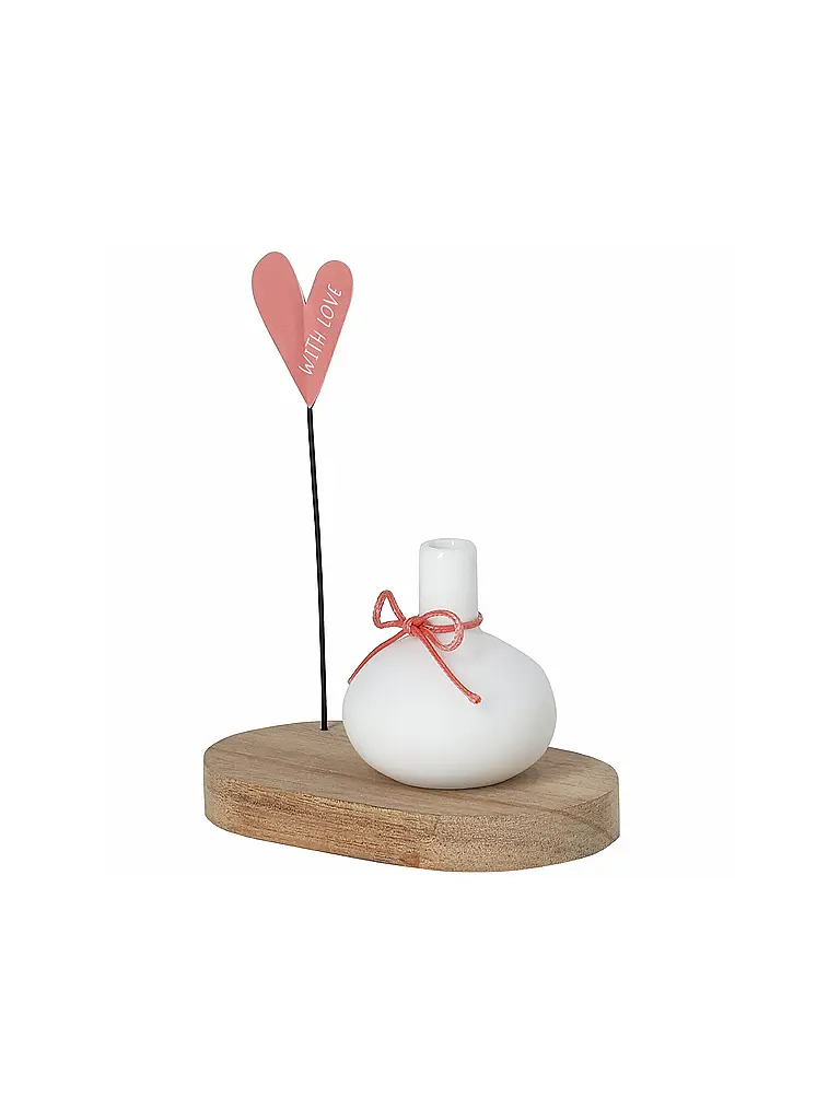 RAEDER | Minivaso Auguri di compleanno With Love | Bianco