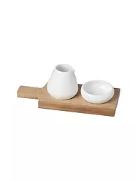 RAEDER | Olio e sale "Set di condimenti" | Bianco