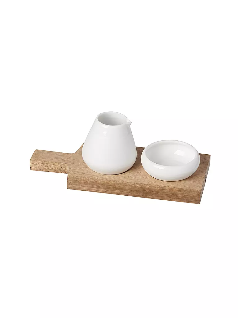 RAEDER | Olio e sale "Set di condimenti" | Bianco