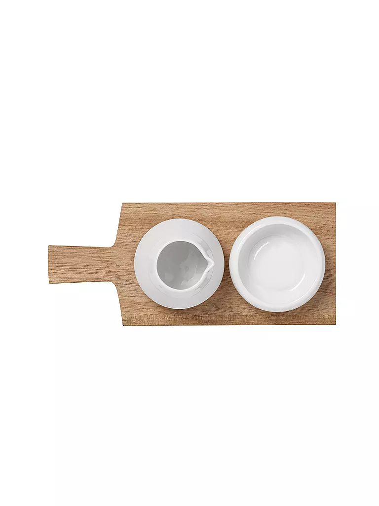 RAEDER | Olio e sale "Set di condimenti" | Bianco