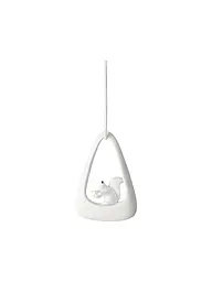 RAEDER | Ornamento natalizio scoiattolo | Bianco
