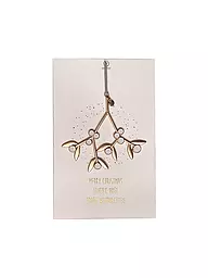 RAEDER | Ornamento natalizio VISCHIO | Oro