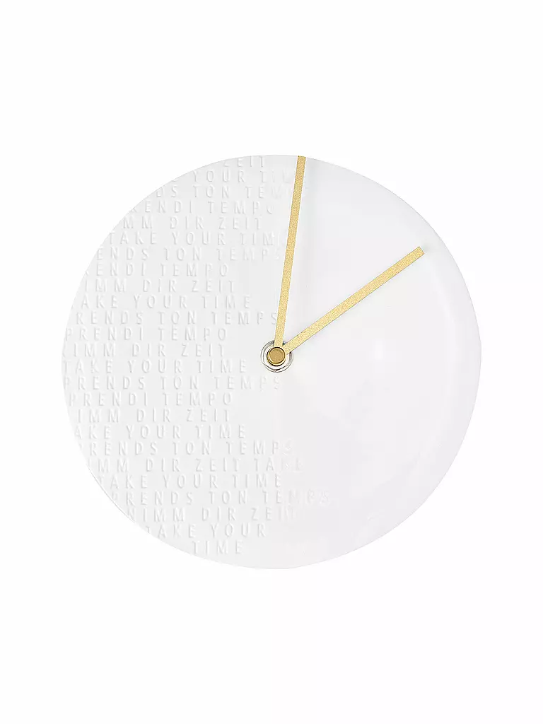 RAEDER | Orologio da parete 18 cm NIMM DIR ZEIT | Bianco