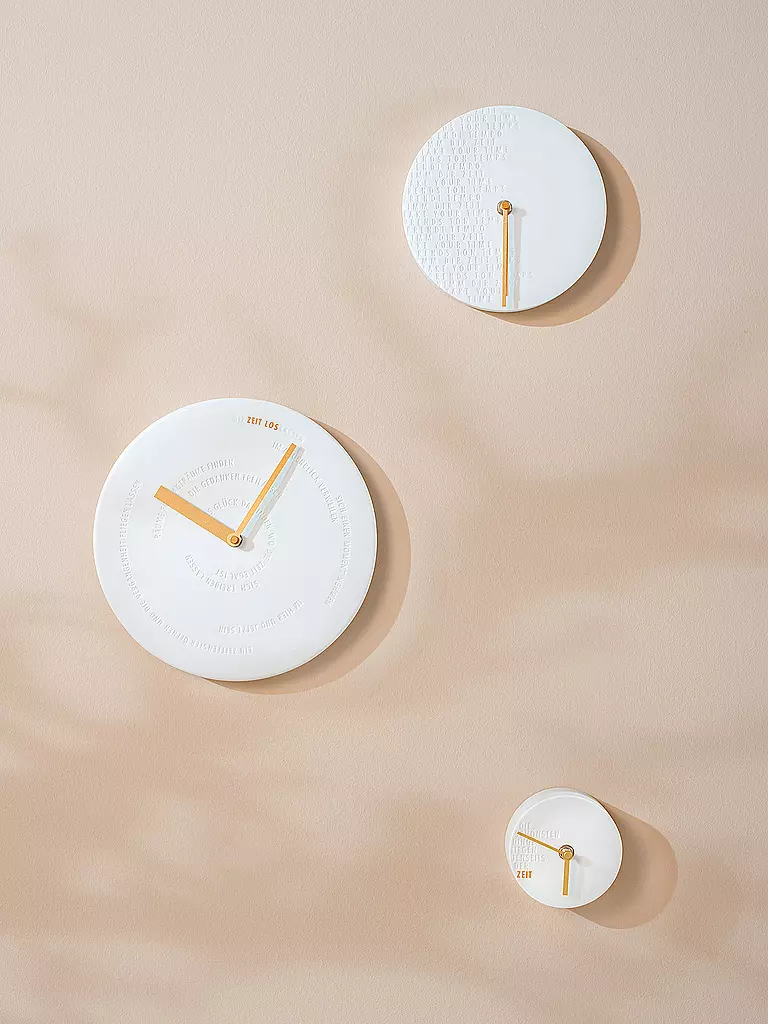 RAEDER | Orologio da parete 18 cm NIMM DIR ZEIT | Bianco