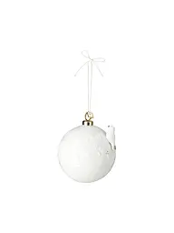 RAEDER | Palla di Natale 8cm Uccello | Bianco