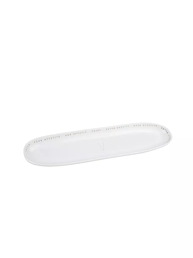 RAEDER | Piatto da portata Guten Appetit 40x10x2,3 cm | Bianco