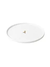 RAEDER | Piatto SCHNEETAG 22cm slitta trainata da cani | Bianco