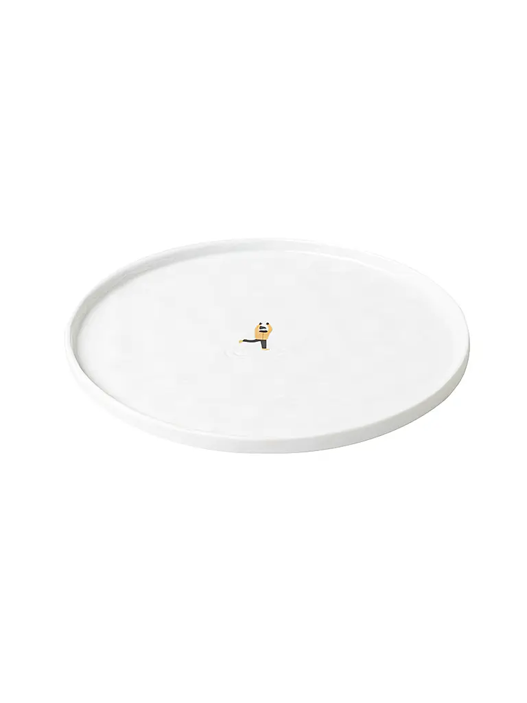 RAEDER | Piatto SCHNEETAG 22cm Pattinaggio su ghiaccio | Bianco