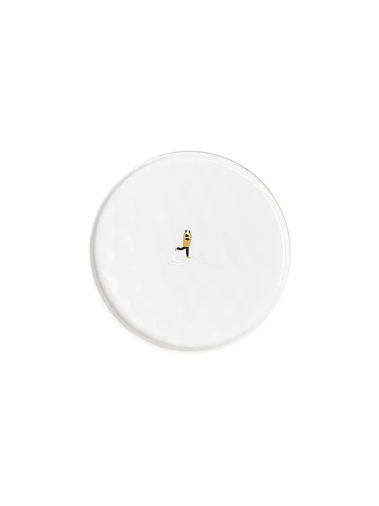 RAEDER | Piatto SCHNEETAG 22cm Pattinaggio su ghiaccio | Bianco