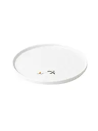 RAEDER | Piatto SCHNEETAG 22cm slitta trainata da cani | Bianco