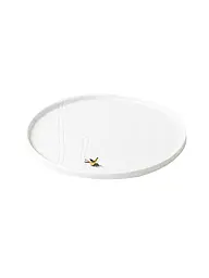 RAEDER | Piatto SCHNEETAG 22cm slitta trainata da cani | Bianco