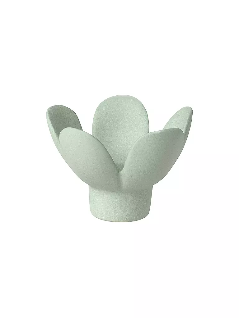 RAEDER | Portacandela BLUME 8x8x5,5cm Verde | Verde chiaro