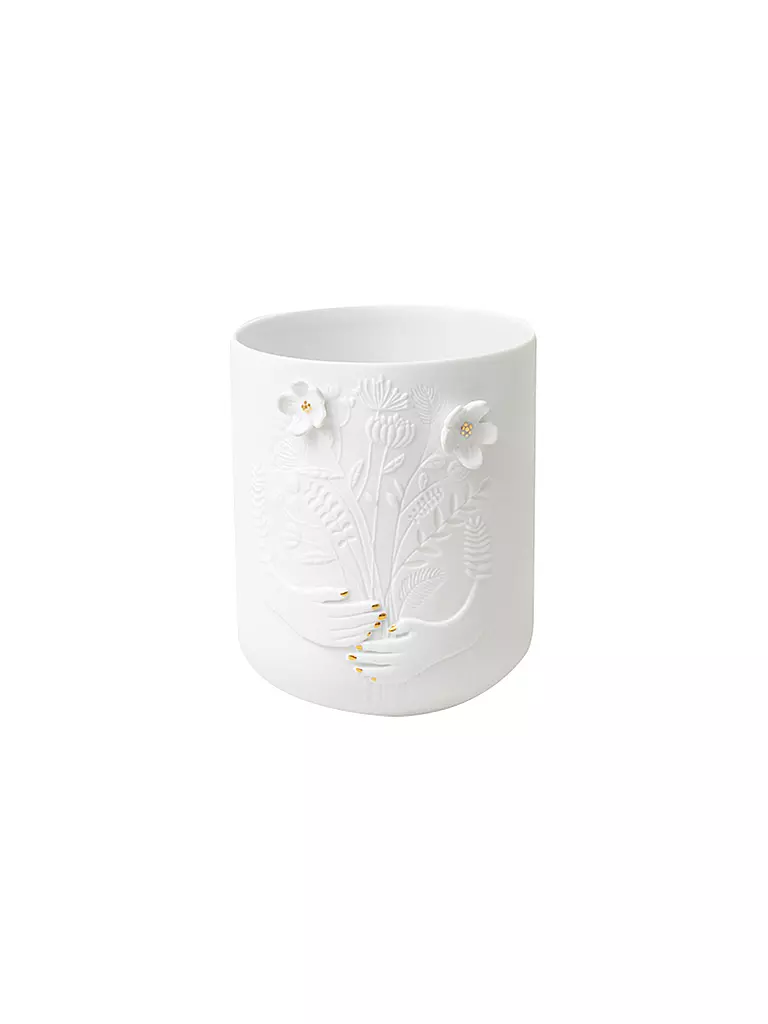 RAEDER | Portacandela DANKBAR 8x10cm Bianco | Bianco