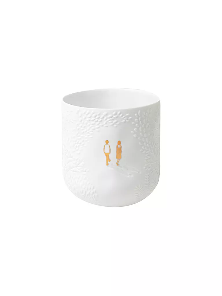 RAEDER | Portacandela DANKBAR 8x8,5cm Bianco | Bianco