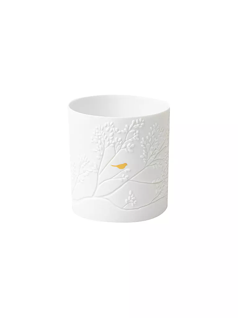 RAEDER | Portacandela GOLDVOGEL 6,5x7cm Bianco | Bianco