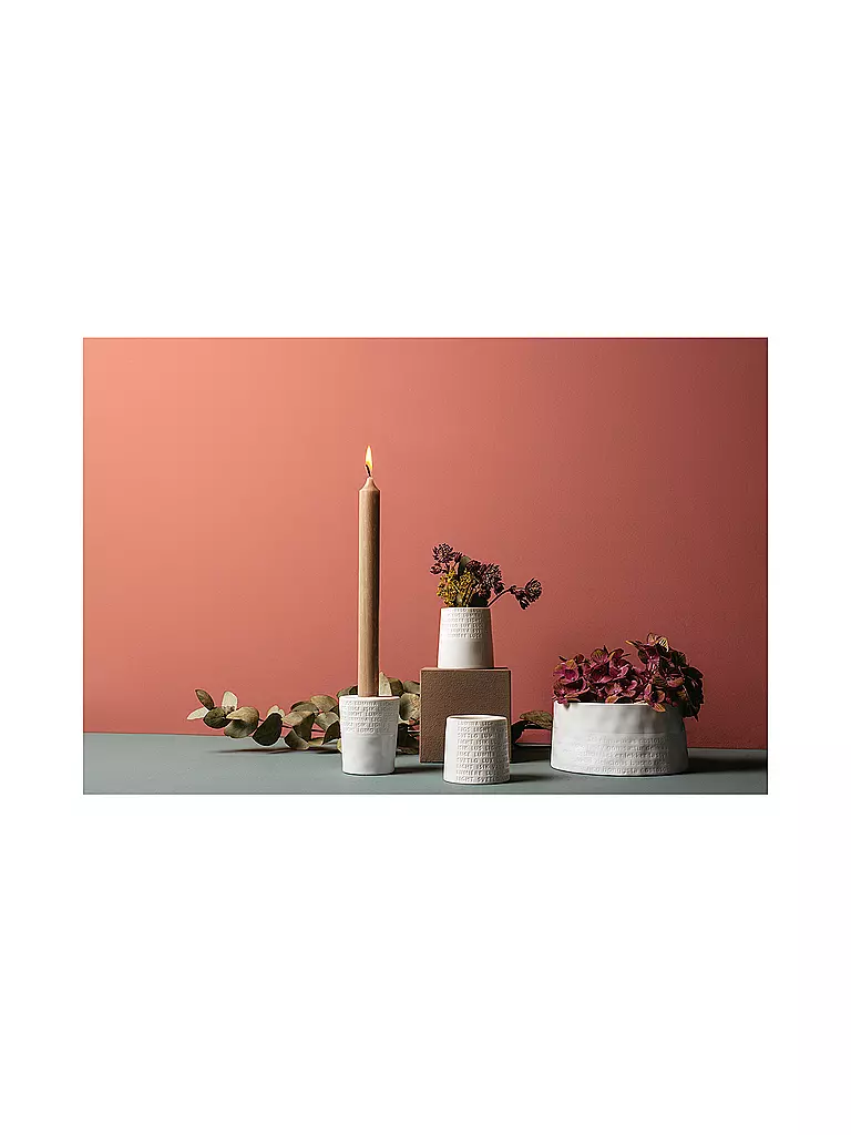 RAEDER | Portacandela Raumpoesie 6,5x6cm piccolo | Bianco