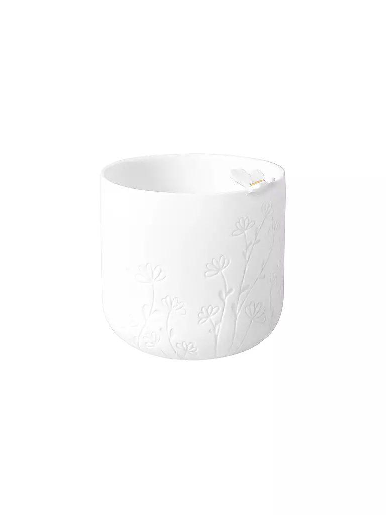 RAEDER | Portacandela SCHMETTERLING 7,2x7cm Bianco | Bianco