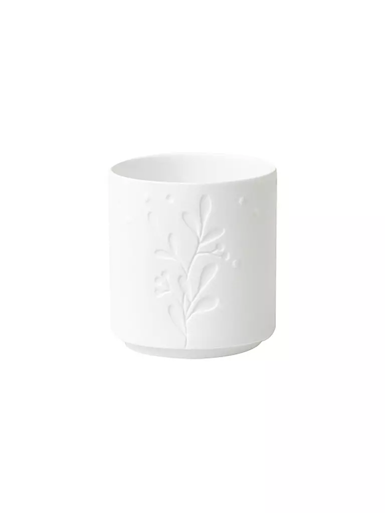 RAEDER | Portacandela WUNDERGARTEN 6,5x7cm Bianco | Bianco