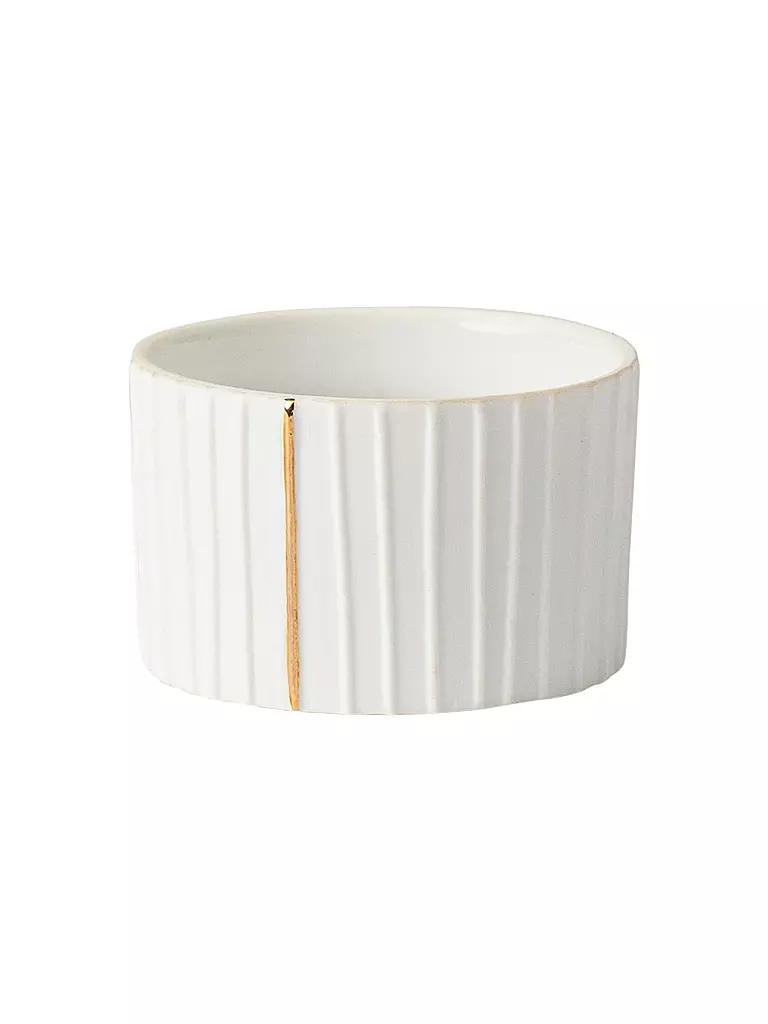 RAEDER | Portacandele Plissee Bianco | Bianco