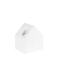 RAEDER | Portastuzzicadenti a forma di casa 5x6x7cm Bianco | Bianco