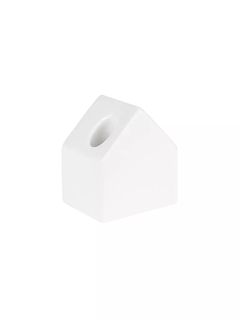 RAEDER | Portastuzzicadenti a forma di casa 5x6x7cm Bianco | Bianco