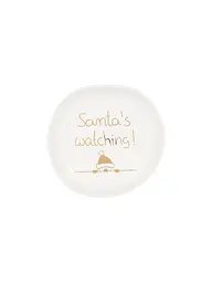 RAEDER | Schälchen natalizio 10,5 cm Santas Watching | Bianco
