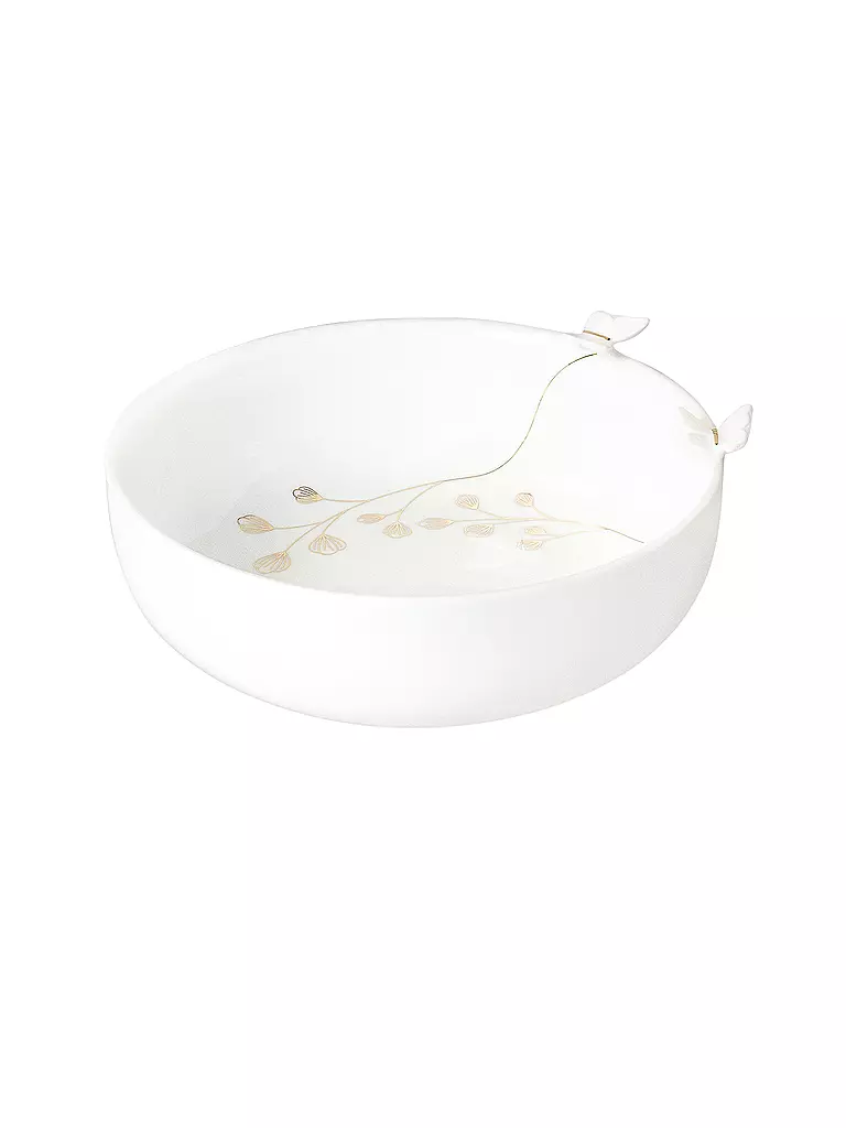 RAEDER | Schale groß SCHMETTERLING 14x4cm Weiss | Bianco