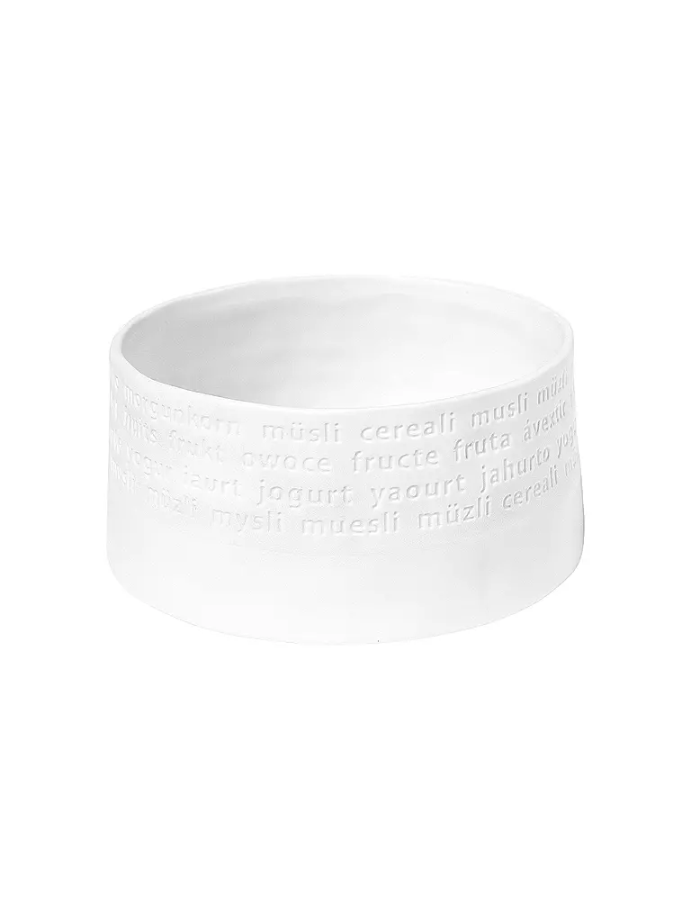 RAEDER | Schale RAUMPOESIE 13x6cm Colazione | Bianco