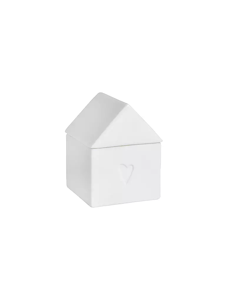 RAEDER | Scrigno del tesoro piccolo cuore 5x5x7cm | Bianco