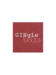 RAEDER | Servietten natalizie 25x25 cm | Rosso scuro