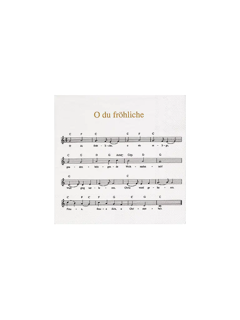 RAEDER | Servietten natalizie 33x33 cm | Bianco