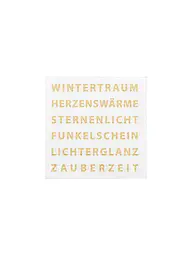 RAEDER | Servietten natalizie 33x33cm | Bianco