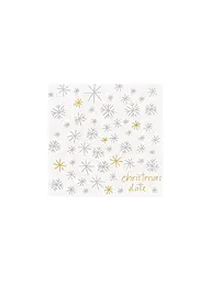 RAEDER | Servietten natalizie 33x33cm | Bianco