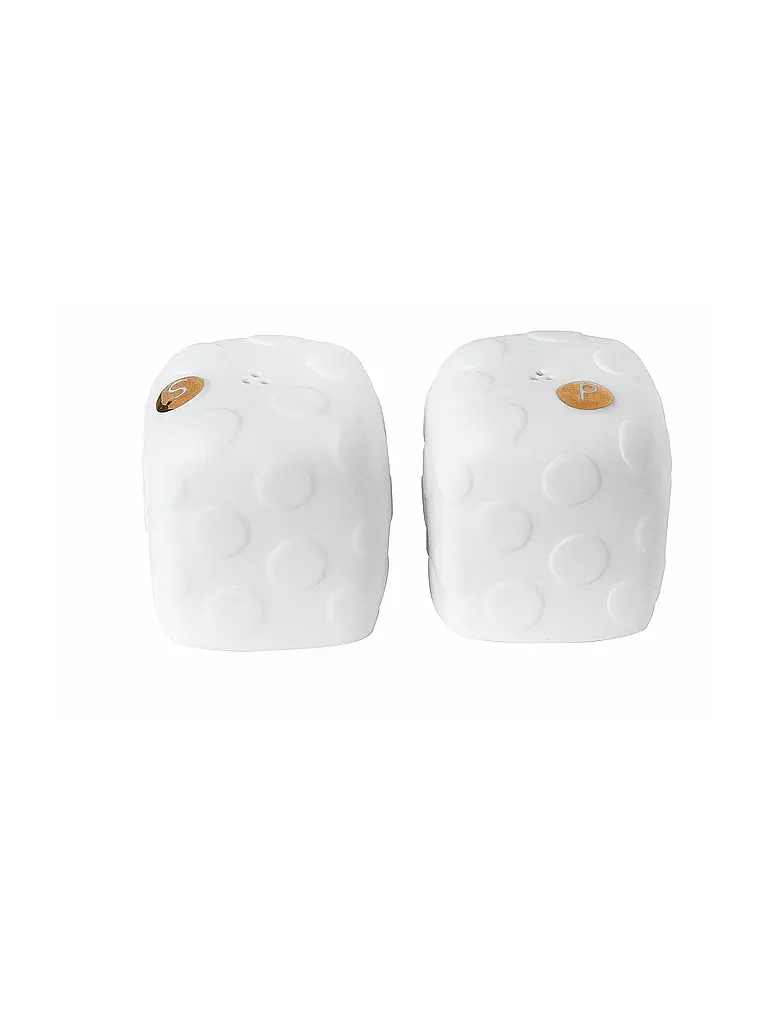 RAEDER | Set da 2 pezzi di saliere e pepiere Mix & Match 5,8 cm Bianco | Bianco