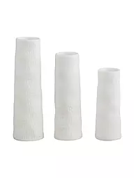 RAEDER | Set di minivasetti da 3, 9,5 cm | Bianco