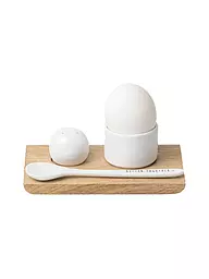 RAEDER | Set portauovo EIN HERZ 14x8,3x4cm Bianco | Bianco