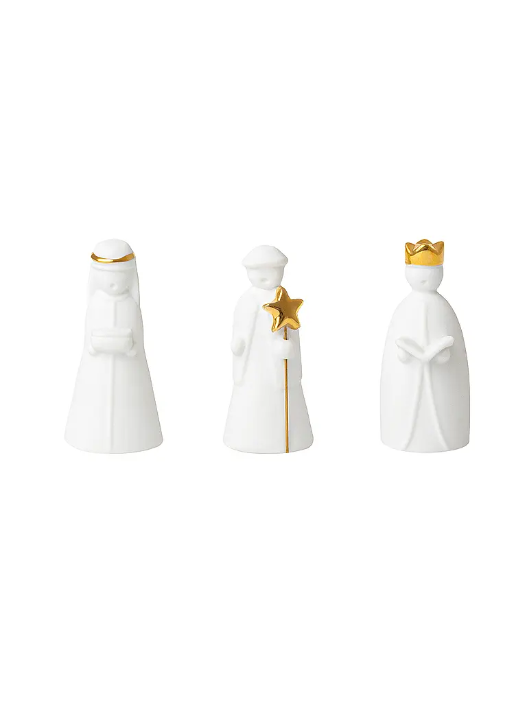 RAEDER | Sternsinger Set da 3 bianco | Bianco