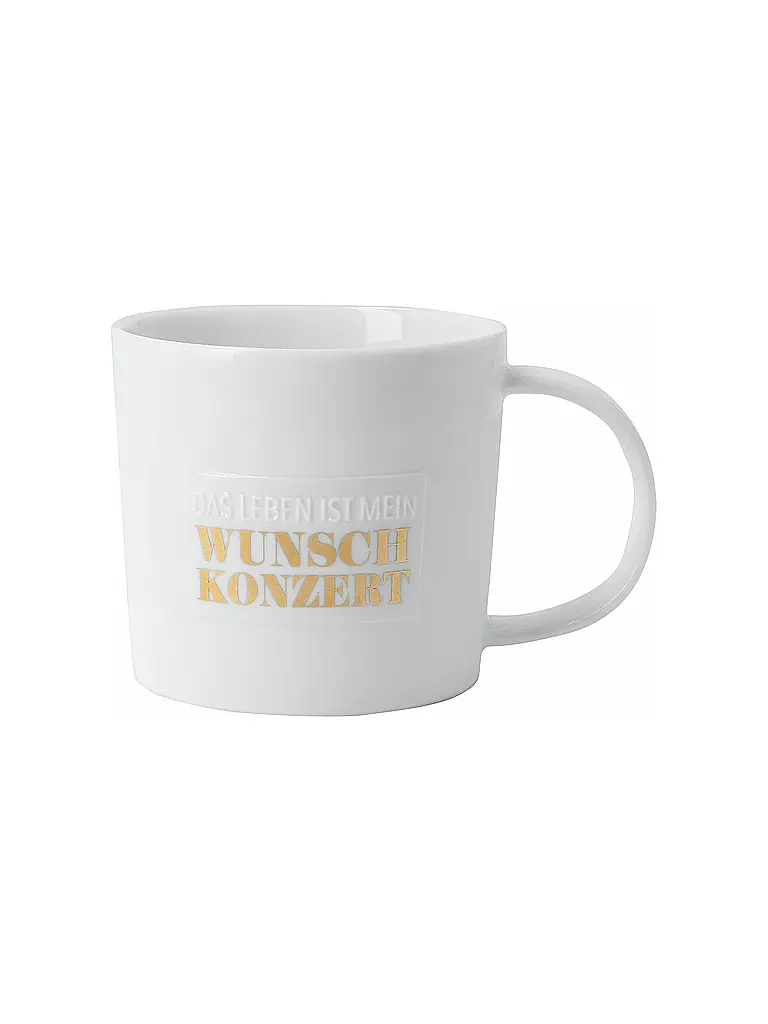 RAEDER | Tazza - Tazza di poesia 320ml Vita, Concerto dei desideri | Bianco