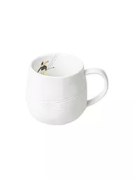 RAEDER | Tazza 7,5cm SCHNEETAG Goldkufen | Bianco