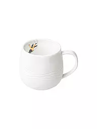 RAEDER | Tazza 7,5cm SCHNEETAG Goldkufen | Bianco