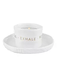 RAEDER | Teelicht 9x4,5cm Zen Spirit INHALE EXHALE | Bianco
