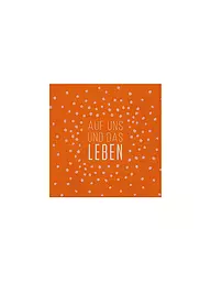 RAEDER | Tovaglioli da cocktail 25x25cm A NOI E ALLA VITA | Rosso
