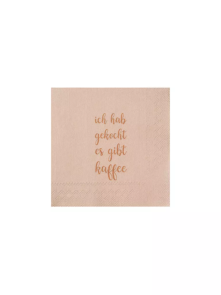 RAEDER | Tovaglioli da cocktail 25x25cm HO CUCINATO C'È | Beige