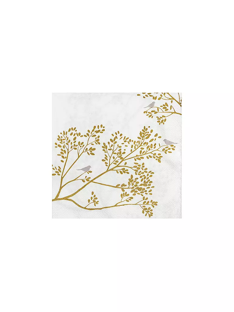 RAEDER | Tovaglioli da pranzo 33x33 GOLDVOGEL | Oro