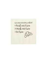 RAEDER | Tovaglioli da pranzo 33x33cm COME IL MIO CUORE | Beige